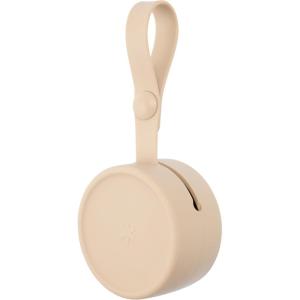 Skip Hop Baby Silicone Pacifier Holder Case with Easy-Access Opening and Strap, Fits 2 Pacifiers, Oat(Oat)