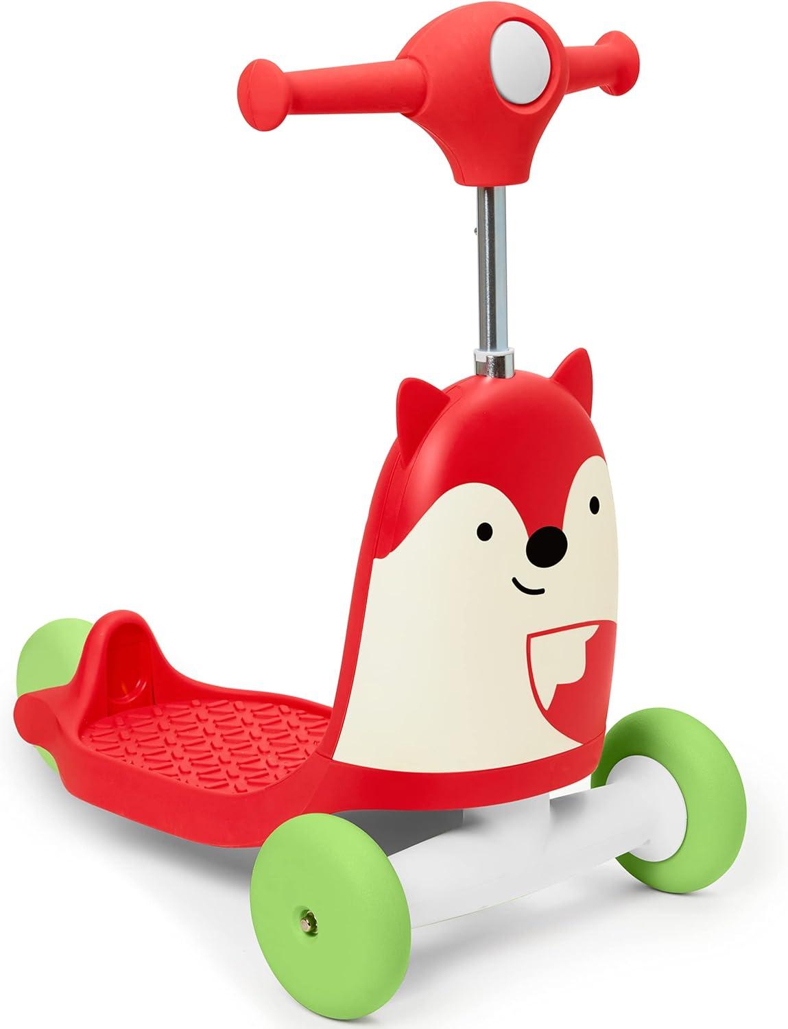 imageSkip Hop Kids 3in1 Baby Activity Push Walker amp Ride On Scooter Toy Unicorn 3in1 Baby Activity toFox