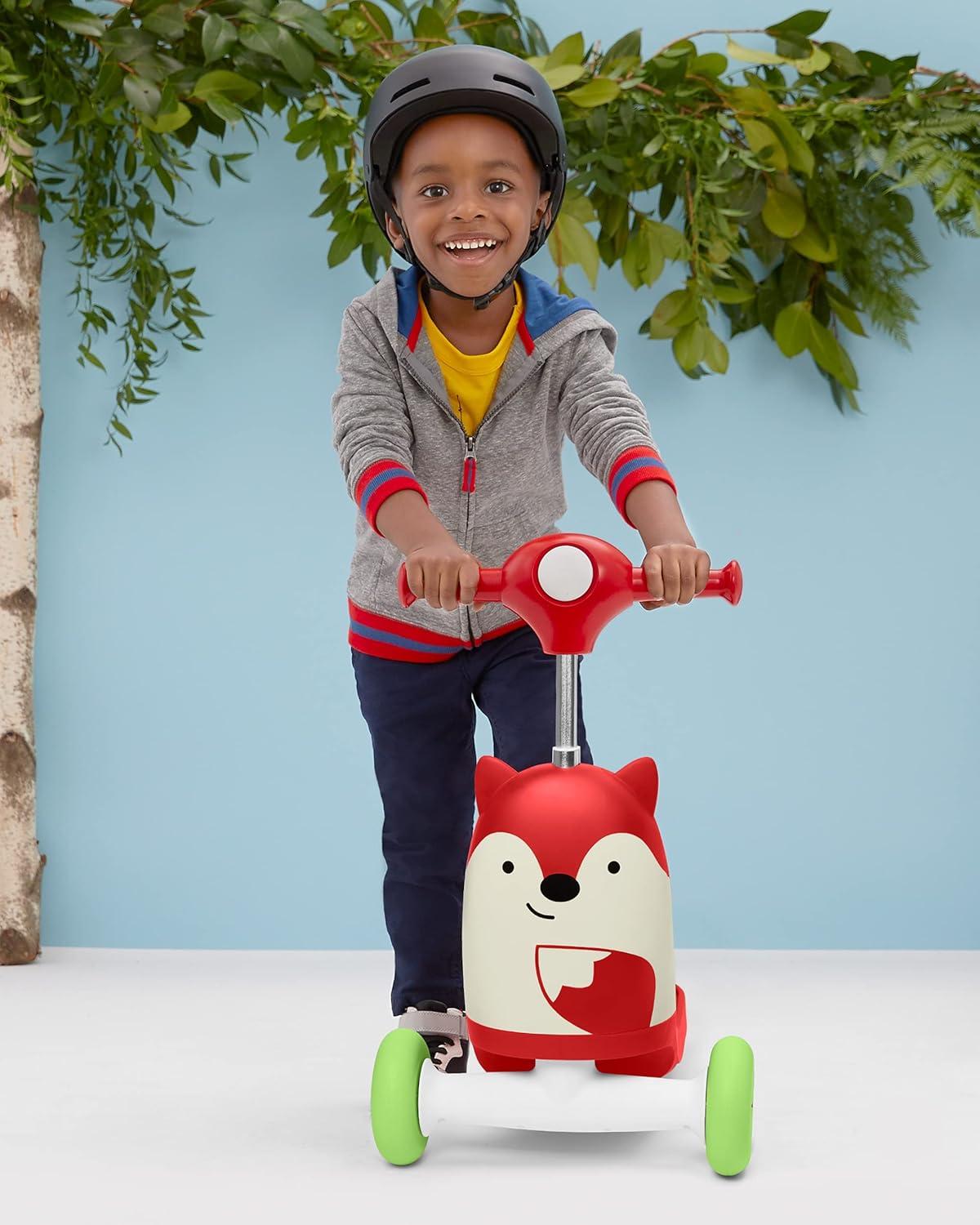 imageSkip Hop Kids 3in1 Baby Activity Push Walker amp Ride On Scooter Toy Unicorn 3in1 Baby Activity toFox