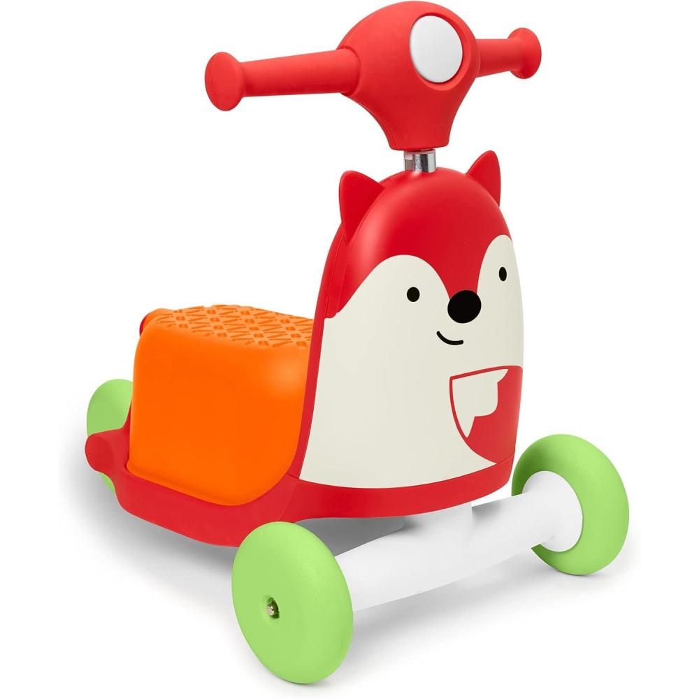 imageSkip Hop Kids 3in1 Baby Activity Push Walker amp Ride On Scooter Toy Unicorn 3in1 Baby Activity toFox