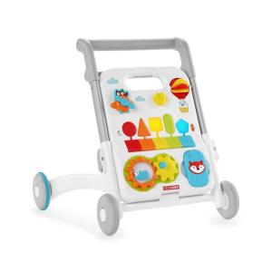 Skip Hop Baby Walker 4-in-1 Sit to Stand Convertible Light Up Walker with 40+ Activities Explore & More Age 6m+(Walker)