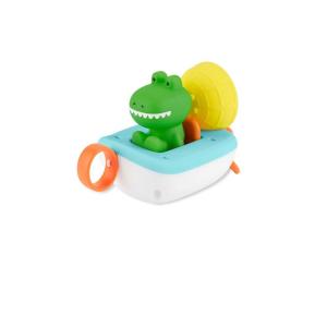 Skip Hop Pull & Go Monkey Submarine: Baby Bath Toy, Marshall Monkey Zoo Character(Croc the Boat)