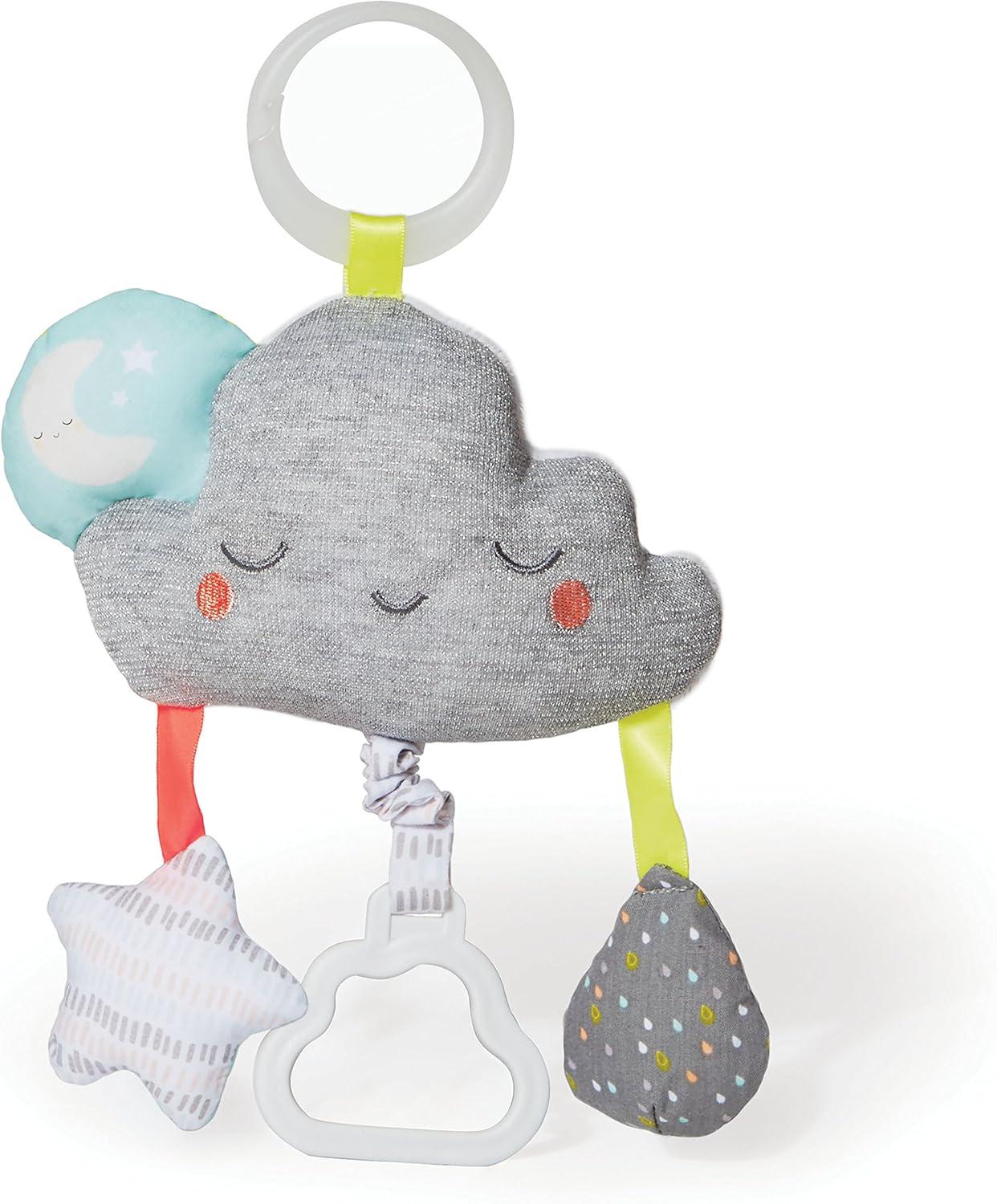imageSkip Hop Baby Stroller Toy Silver Lining Cloud Jitter Cloud 025 PoundCloud Rattle