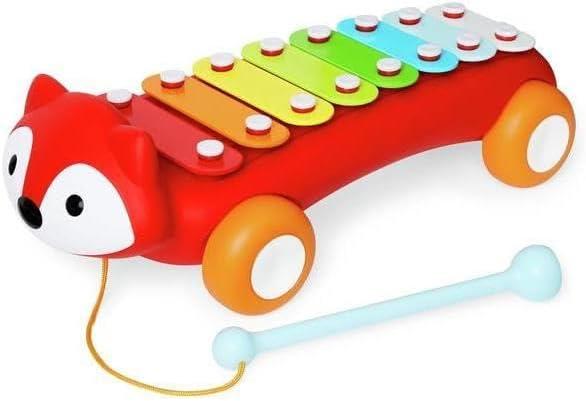 imageSkip Hop Dinosaur Pull Along Baby Musical Toy 3in1 Explore amp MoreXylophone Toy