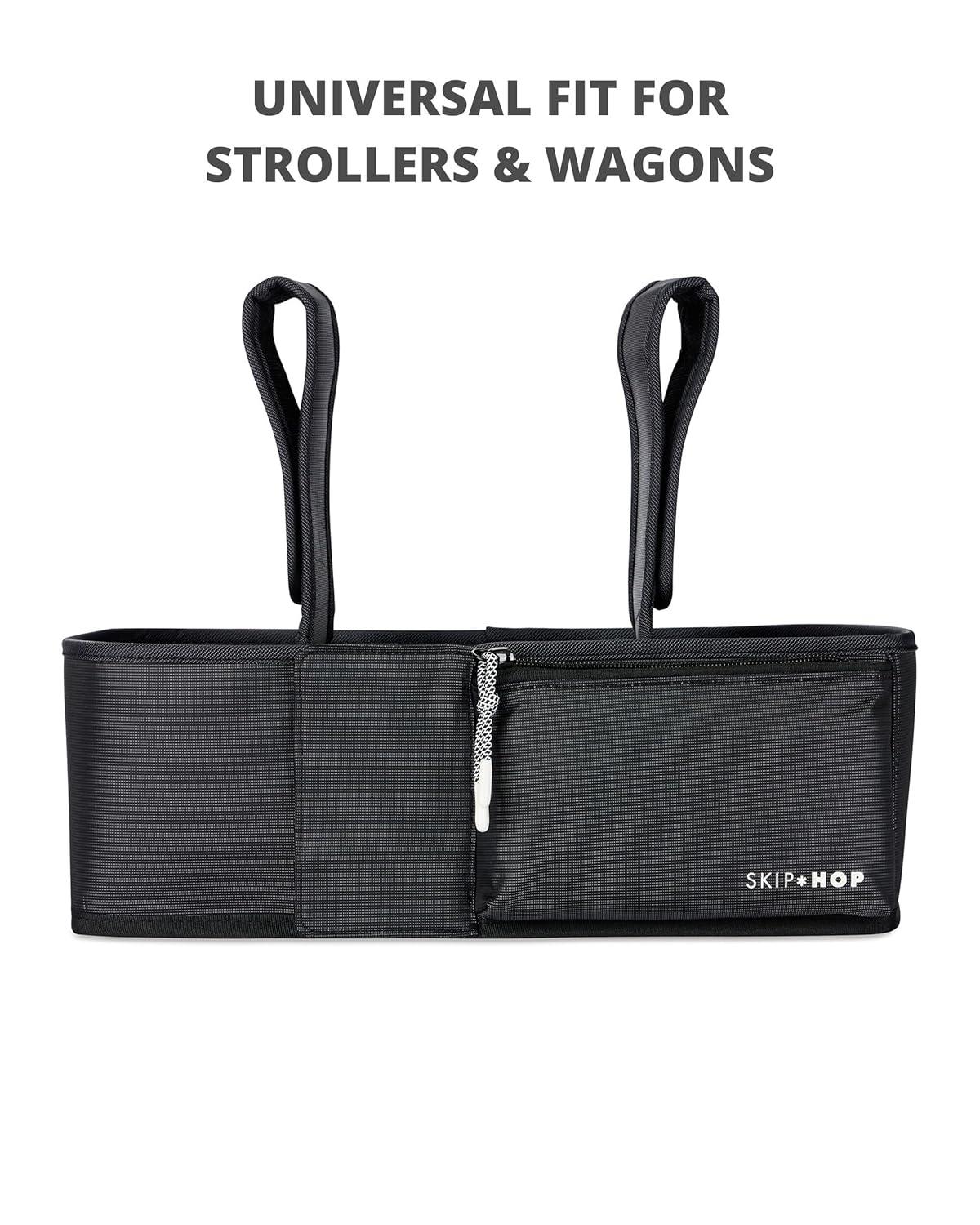 imageSkip Hop Universal Stroller Organizer Grab amp Go Ultra BlackUltimate Black