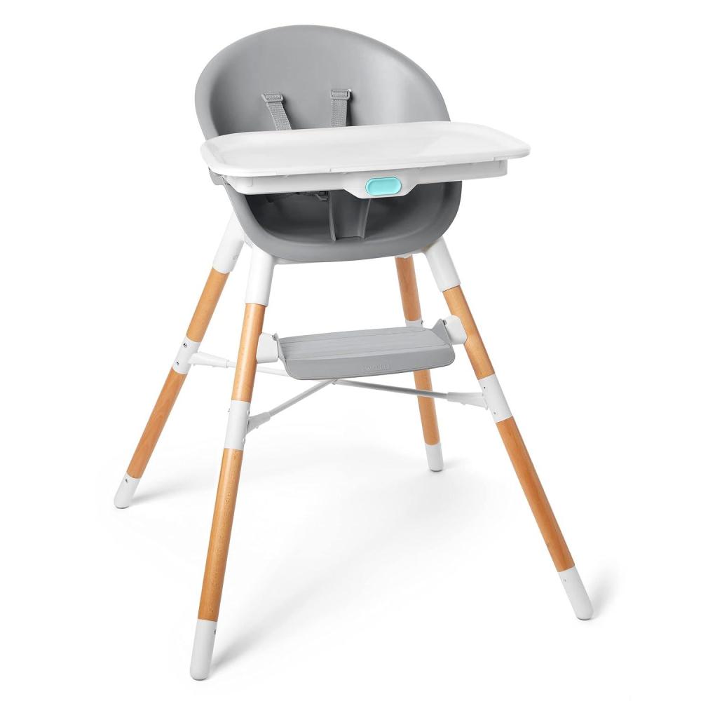 imageSkip Hop Baby High Chair 4in1 Convertible High Chair EON OatGreyWhite