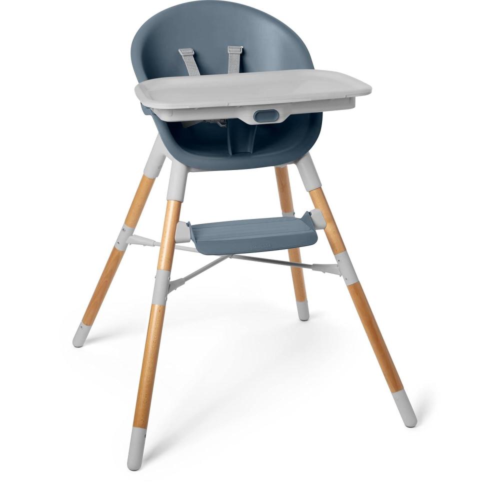 imageSkip Hop Baby High Chair 4in1 Convertible High Chair EON OatSlate Blue