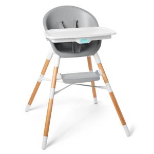 Skip Hop Baby High Chair 4-in-1 Convertible High Chair, EON, Oat(Grey/White)