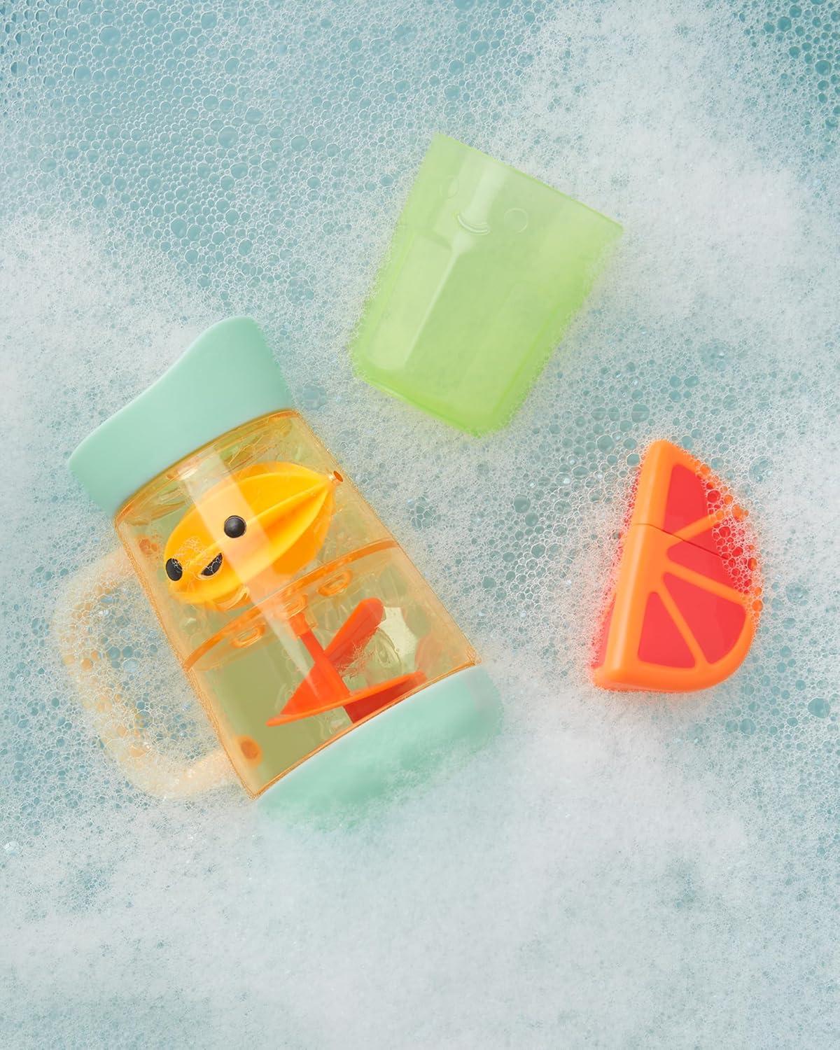imageSkip Hop Baby Bath Toy TubtoTable Caf Prep amp Serve Salad Set Bathtub Sensory Development Toy Age 12mSwirl Splash Lemonade