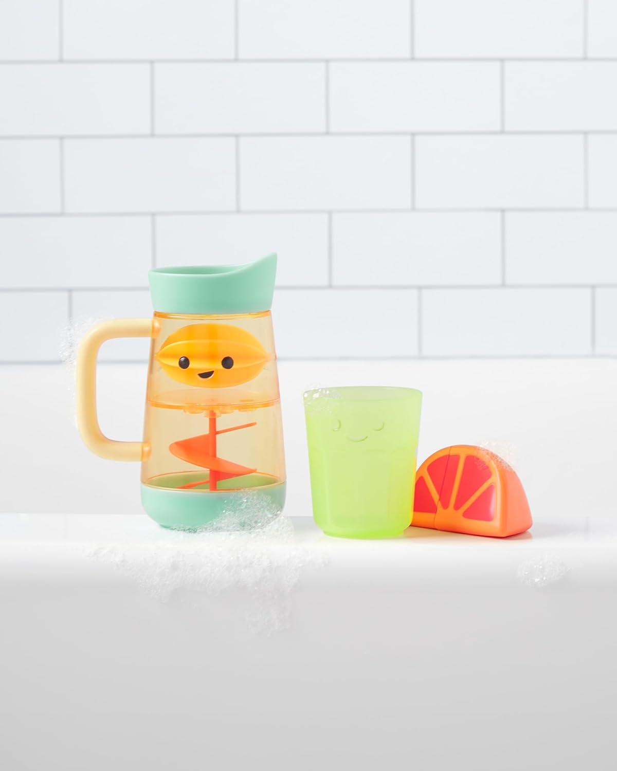 imageSkip Hop Baby Bath Toy TubtoTable Caf Prep amp Serve Salad Set Bathtub Sensory Development Toy Age 12mSwirl Splash Lemonade