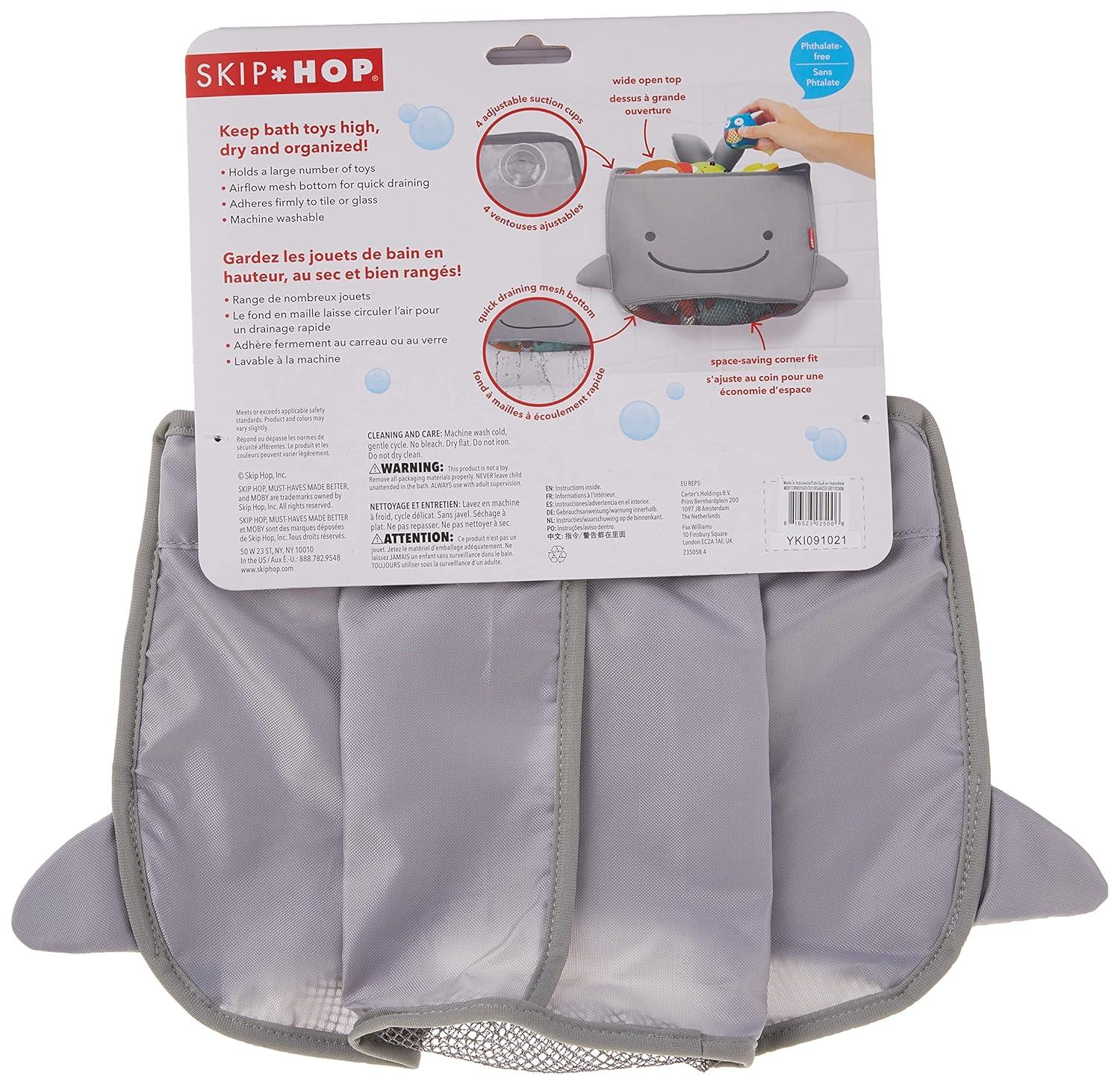 imageSkip Hop Bath Toy Storage Moby Corner Hang Toy Organizer Grey