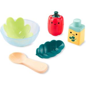 Skip Hop Baby Bath Toy Tub-to-Table Café Prep & Serve Salad Set Bathtub Sensory Development Toy Age 12m+(Prep & Serve Salad)