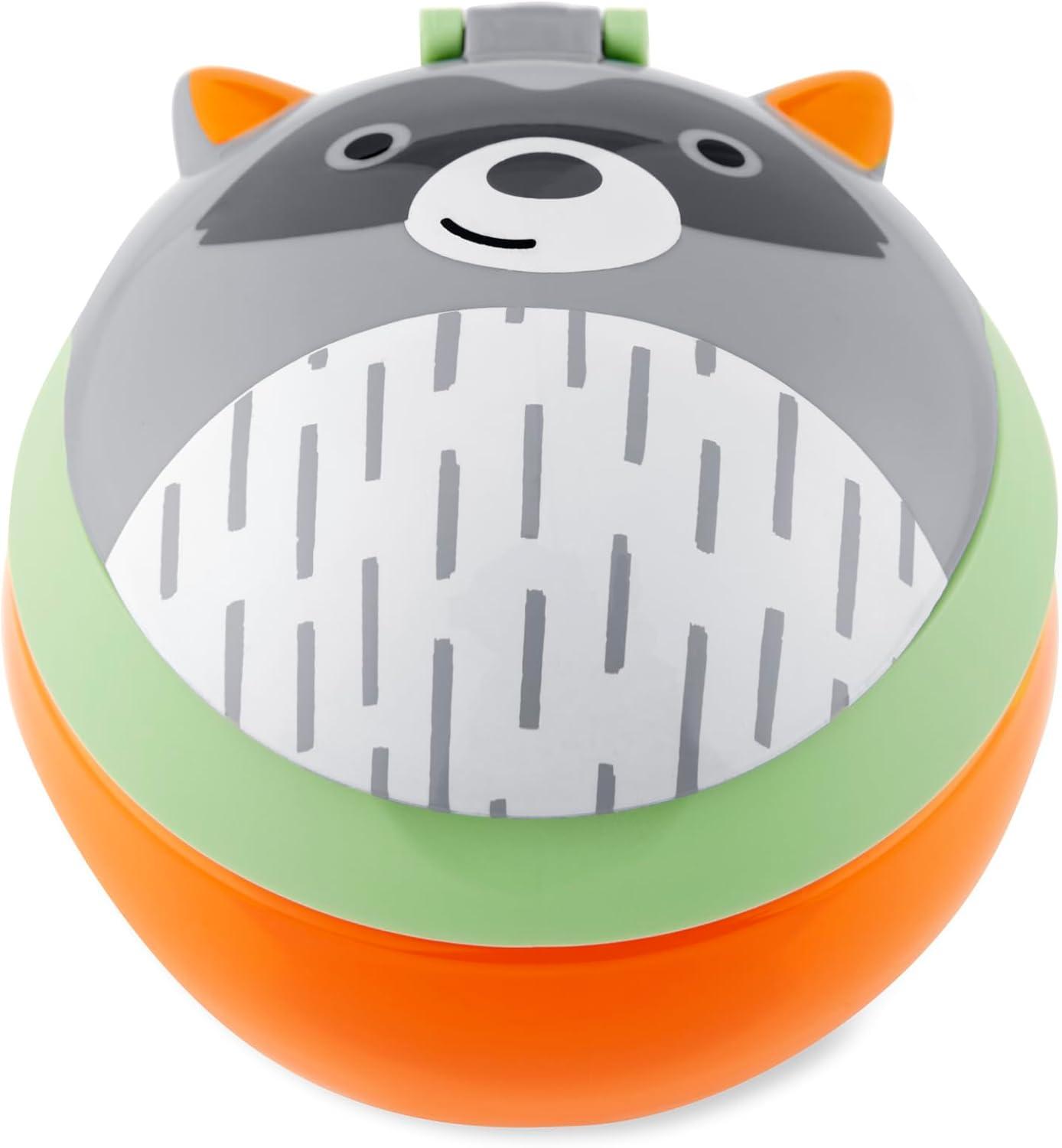 imageSkip Hop Baby Snack Container Mealtime Snack Cup UnicornRaccoon