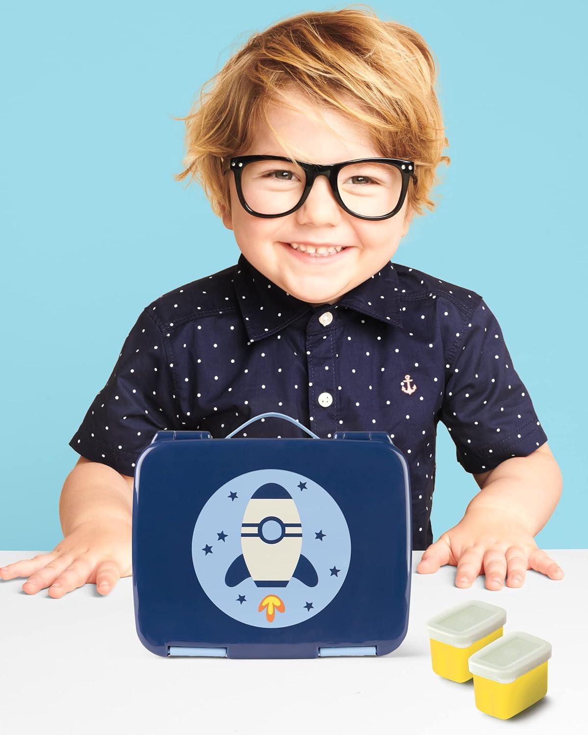 imageSkip Hop Kids Bento Lunch Box Ages 3 Sparks RocketRocket