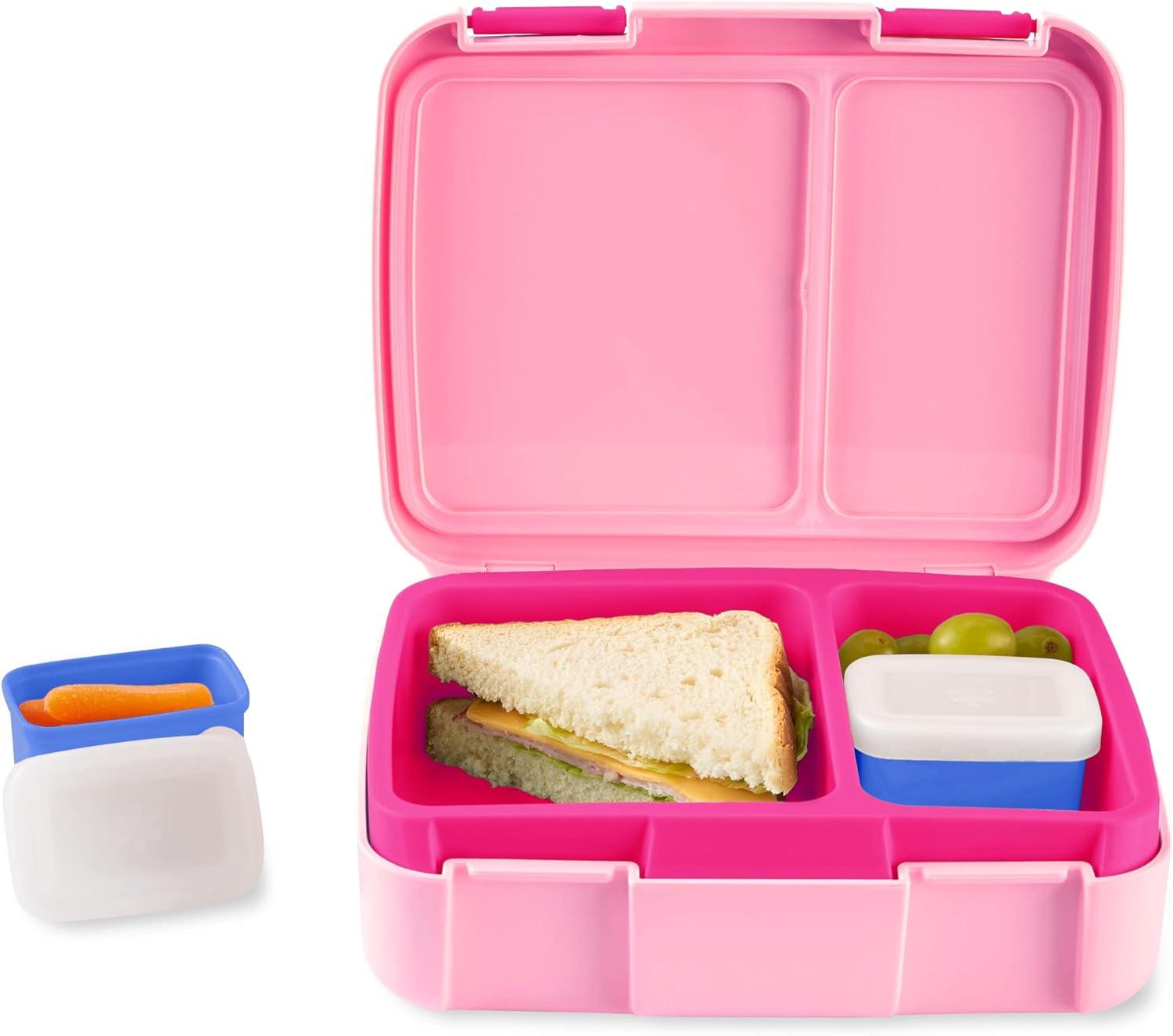 imageSkip Hop Kids Bento Lunch Box Ages 3 Zoo DinoButterfly