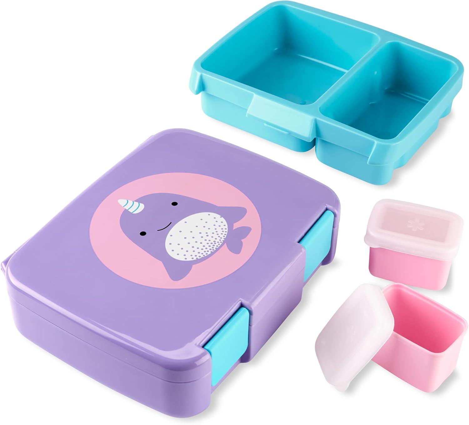 imageSkip Hop Kids Bento Lunch Box Ages 3 Zoo DinoNarwhal