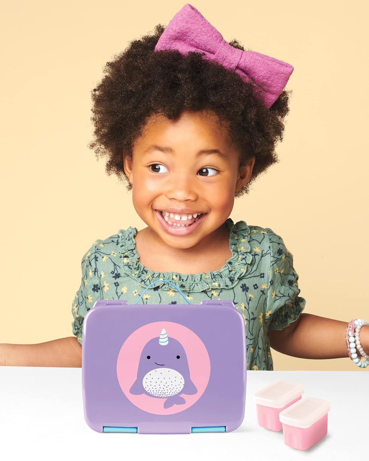 imageSkip Hop Kids Bento Lunch Box Ages 3 Zoo DinoNarwhal