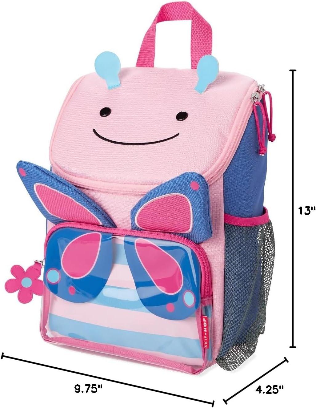 imageSkip Hop Toddler Backpack Zoo Preschool Ages 34 DogButterfly