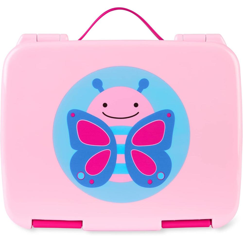 imageSkip Hop Kids Bento Lunch Box Ages 3 Zoo DinoButterfly