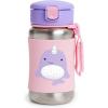 imageSkip Hop Toddler Sippy Cup  Zoo Stainless Steel Straw Bottle LlamaNarwhal