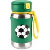 imageSkip Hop Toddler Sippy Cup with Straw Sparks Stainless Steel Straw Bottle RainbowSoccer