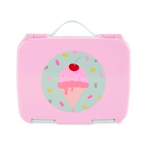 Skip Hop Kids Bento Lunch Box, Ages 3+, Sparks Rocket(Ice Cream)