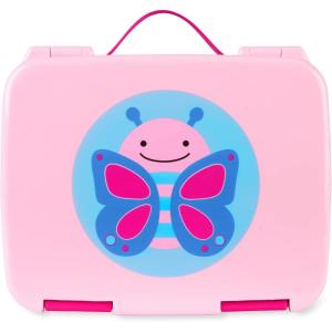 Skip Hop Kids Bento Lunch Box, Ages 3+, Zoo Dino(Butterfly)