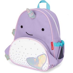 Skip Hop Toddler Backpack, Zoo Preschool Ages 3-4, Dog(Narwhal)