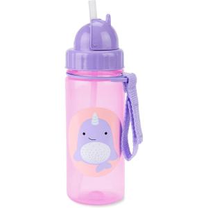 Skip Hop x Daniel Tiger Toddler Sippy Cup with Straw, Trolley Friends(Narwhal)