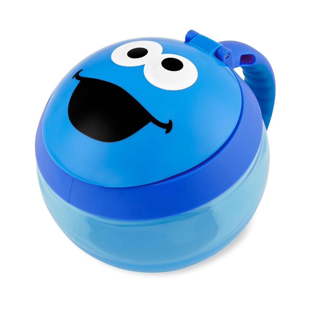 imageSkip Hop x Sesame Street Baby Snack Container Toddler Snack Cup Cookie MonsterCookie Monster