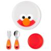 imageSkip Hop x Sesame Street Toddler Feeding 4Piece Mealtime Set Cookie MonsterElmo