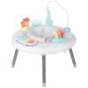 imageSkip Hop 2in1 Baby Activity Center with 20 Developmental Activities Lightup Musical Piano for Tummy Time Play 4 Clipon amp Moveable Toys and 360degree Rotating Seat Seascape Age 4m