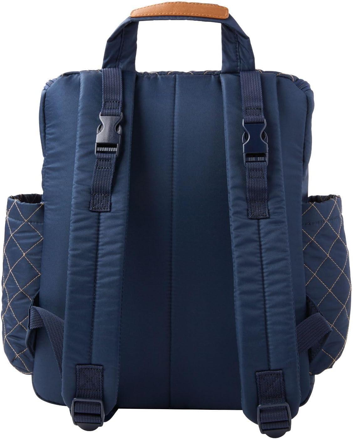 imageSkip Hop Diaper Bag Backpack Forma MultiFunction Baby Travel Bag with Changing Pad amp Stroller Attachment GreyNavy