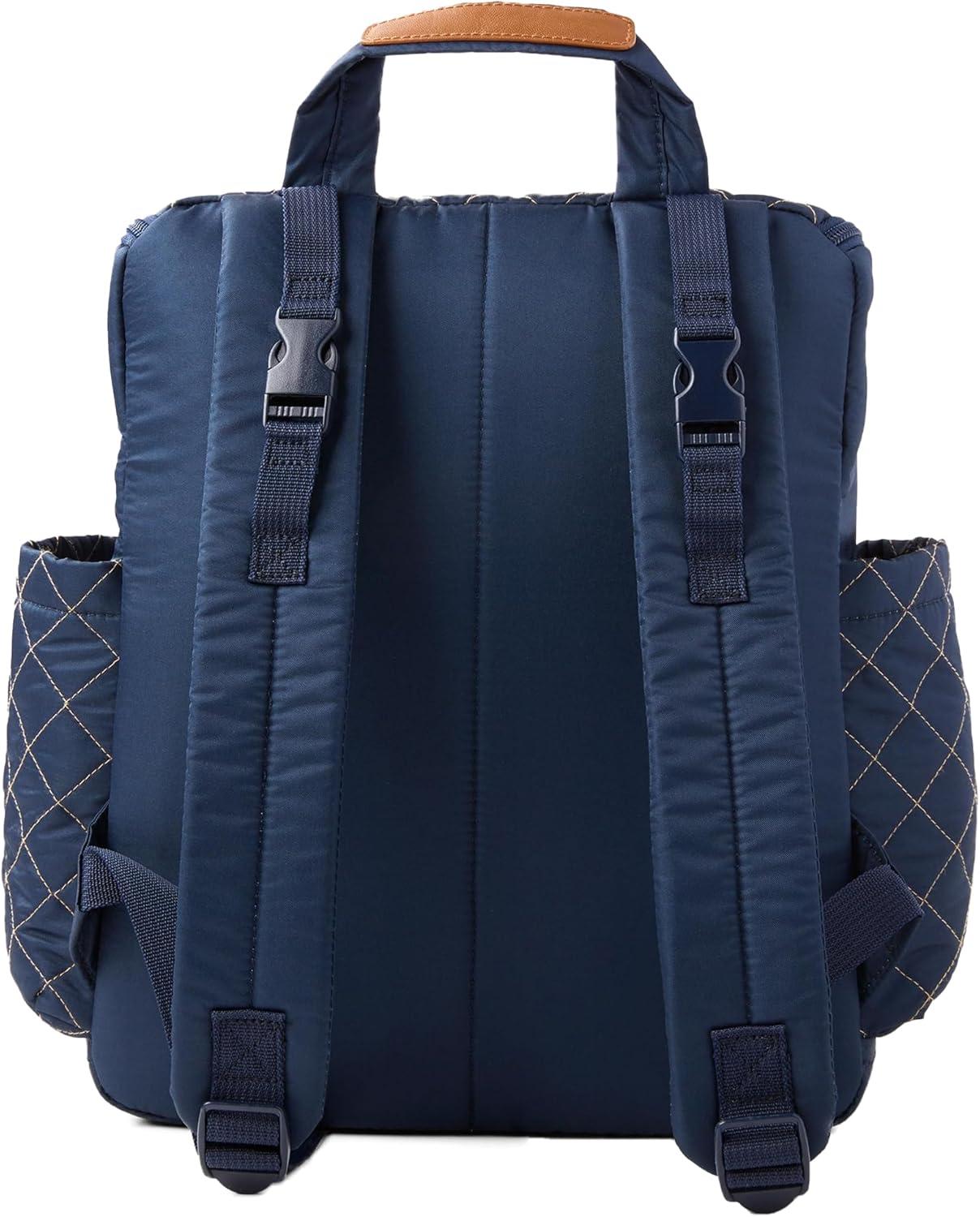 imageSkip Hop Diaper Bag Backpack Forma MultiFunction Baby Travel Bag with Changing Pad amp Stroller Attachment GreyNavy