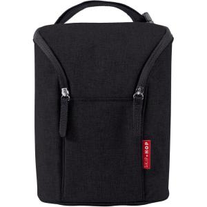 Skip Hop Baby Breastmilk Cooler Insulated Bottle Bag, Grab & Go, Chevron(Black)