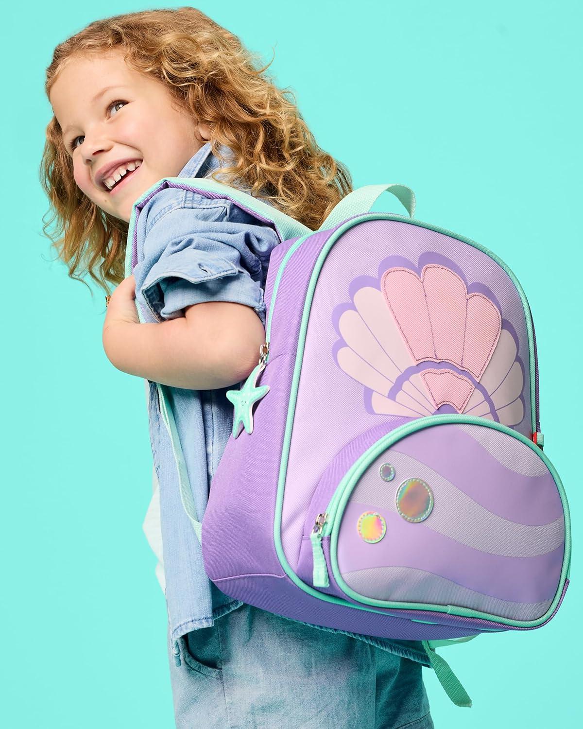 imageSkip Hop Little Kids Backpack 12 inches 3 years Sparks Seashell