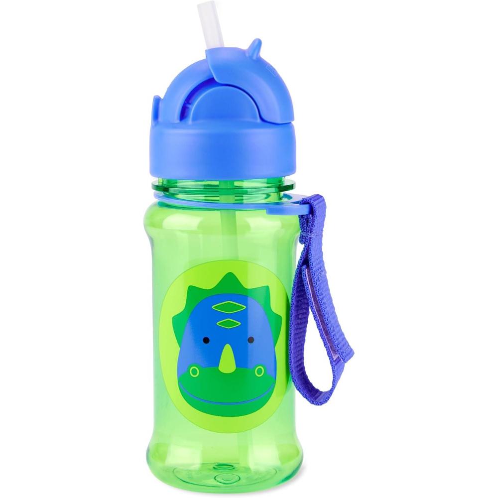 imageSkip Hop Toddler Sippy Cup with Straw Zoo Straw Bottle with Tritan Renew 12 oz OctopusDino