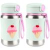 imageSkip Hop Toddler Sippy Cup with Straw Sparks Stainless Steel Straw Bottle RobotIce Cream